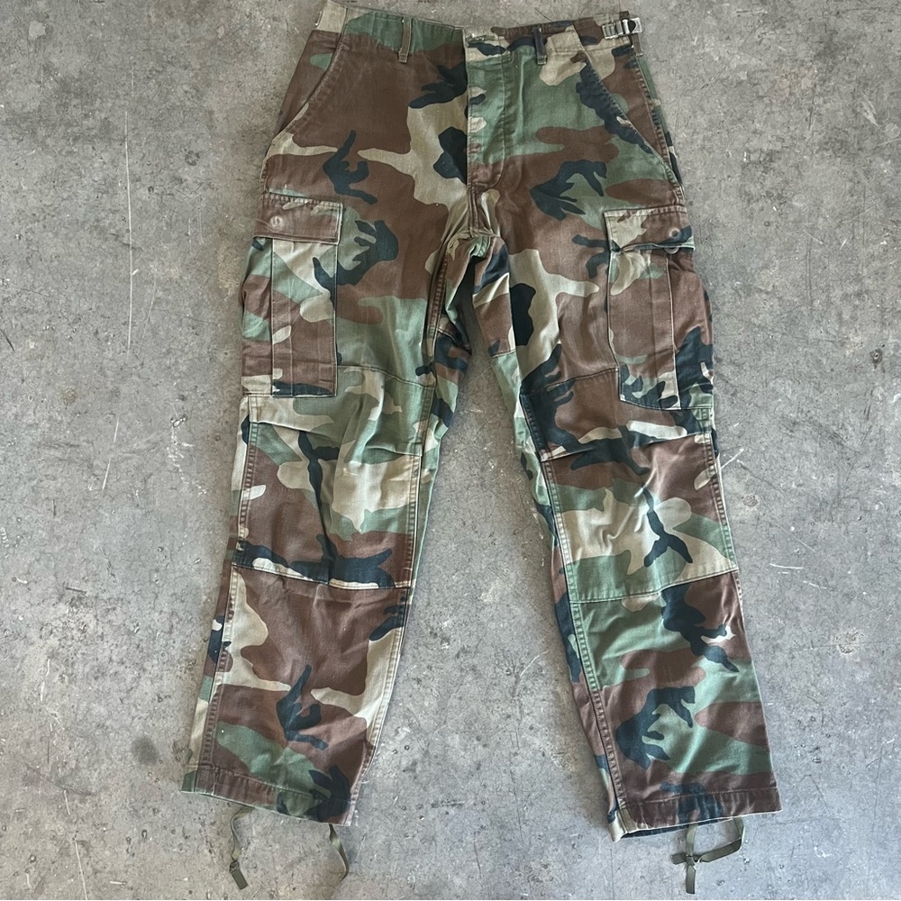 Army surplus camo hunting pants men’s small short